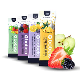 Bobelo bottle pour showing convenient sparkling drink preparation
