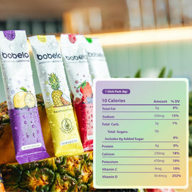 Bobelo on-the-go hydration ideal for workouts, travel, and daily routines