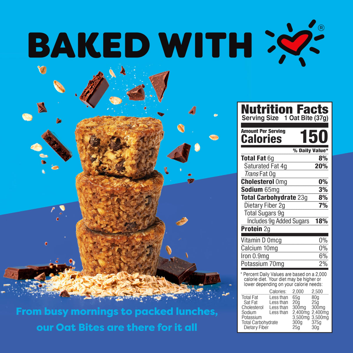 Bobo's Strawberry filling Oat Bites, plant-based quick snack