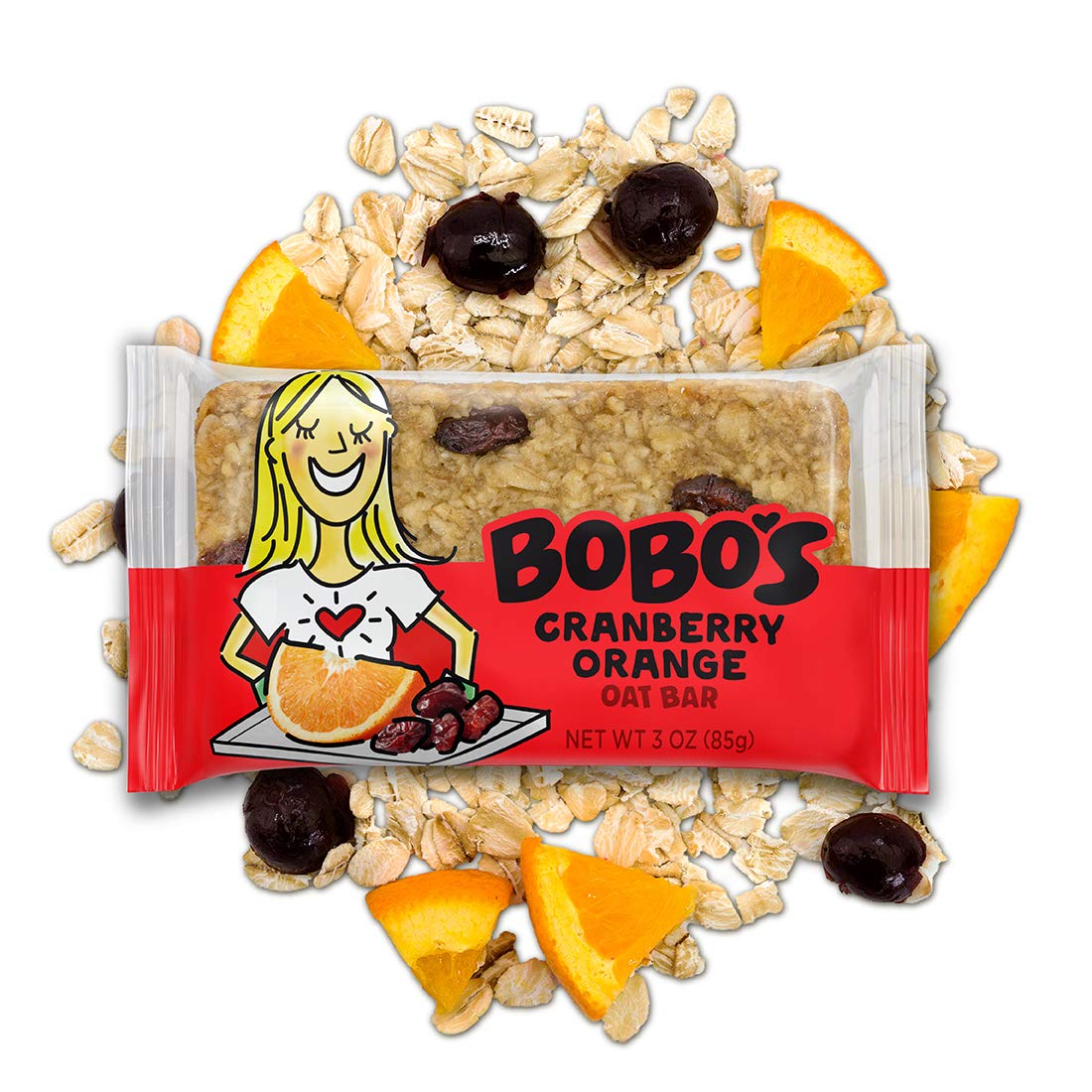 Office-ready snack from Bobo's Cranberry Orange Bars aids quick energy
