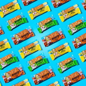 Bobos family-snack collection suited for kids and adults.