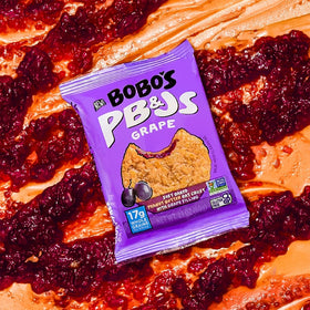 Bobo's non-GMO and glyphosate-free seal on packaging