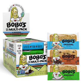 Bobos Oat Bars Chocolate Chip — gluten-free, plant-based snack for busy mornings