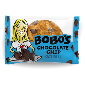 Bobo's Oat Bites Strawberry Stuff'd pack close-up with fruit filling