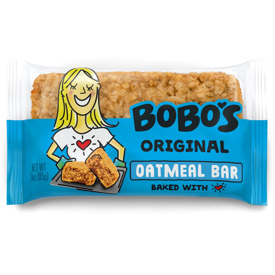 Bobo's Original Oat Bars ingredients close-up showing wholesome oats for a wholesome snack