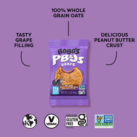 Bobo's peanut butter oat crust for a hearty, satisfying bite
