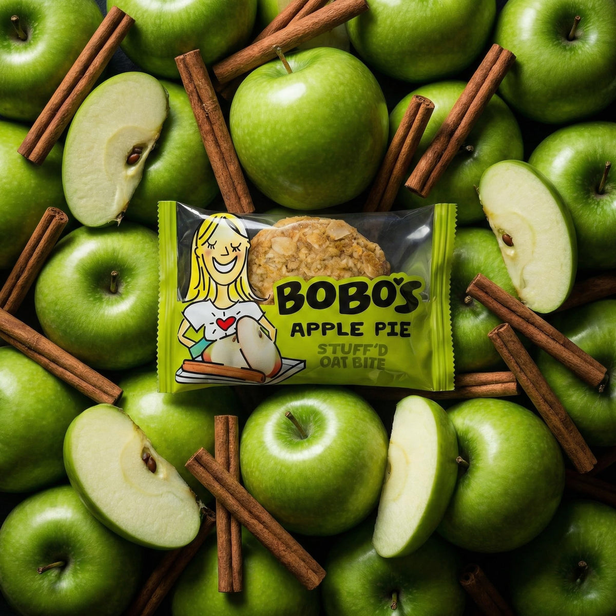 GFCO gluten-free label on Bobo's Stuff'd Apple Pie Oat Bites
