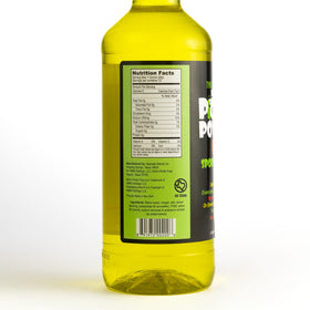 Bob's Pickle Potion Nine closeup reveals dill, cucumber, and spices flavor.