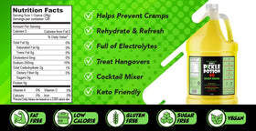 Bob's Pickle Potion #9 pour image demonstrates easy use as a sports drink.