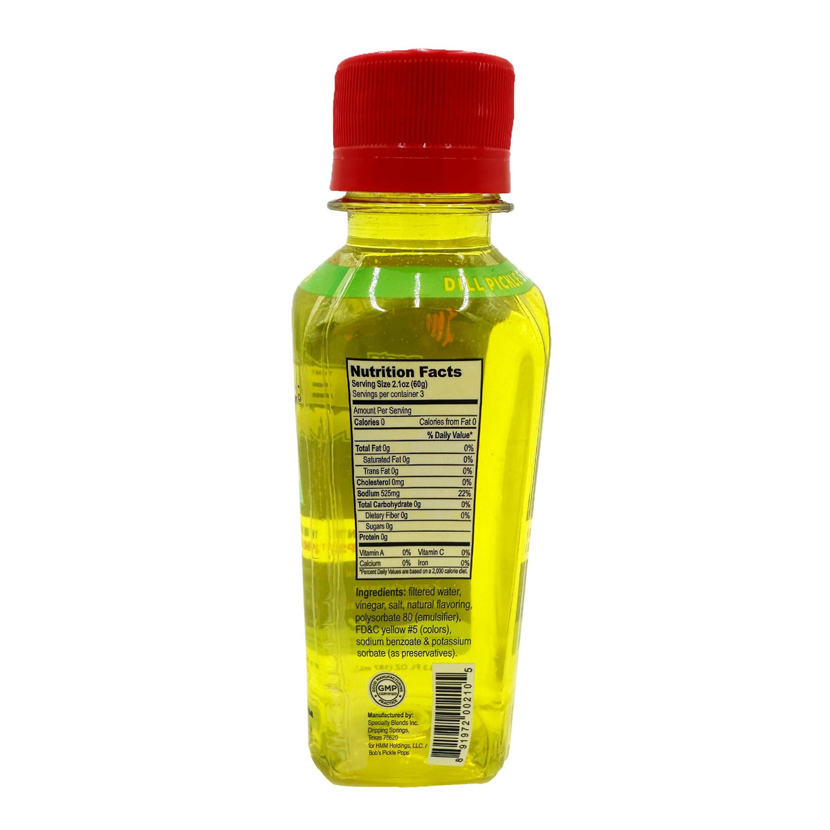 Bob's Pickle Potion #9 crisp dill flavor for refreshing hydration.