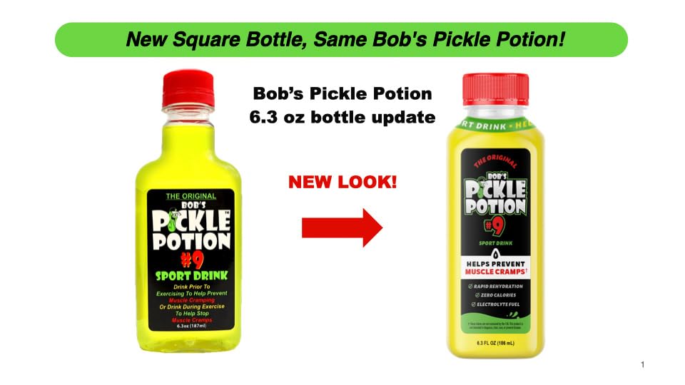 Bob's Pickle Potion #9 keto-friendly electrolyte shot.