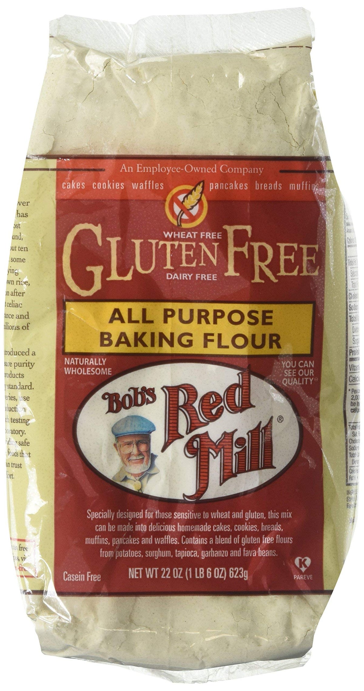 Dough ready for baking with Bob's Red Mill gluten-free flour.