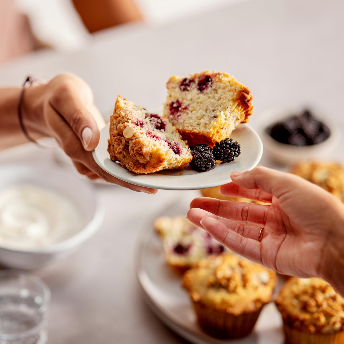 Bob's Red Mill almond flour kitchen scene highlighting versatility