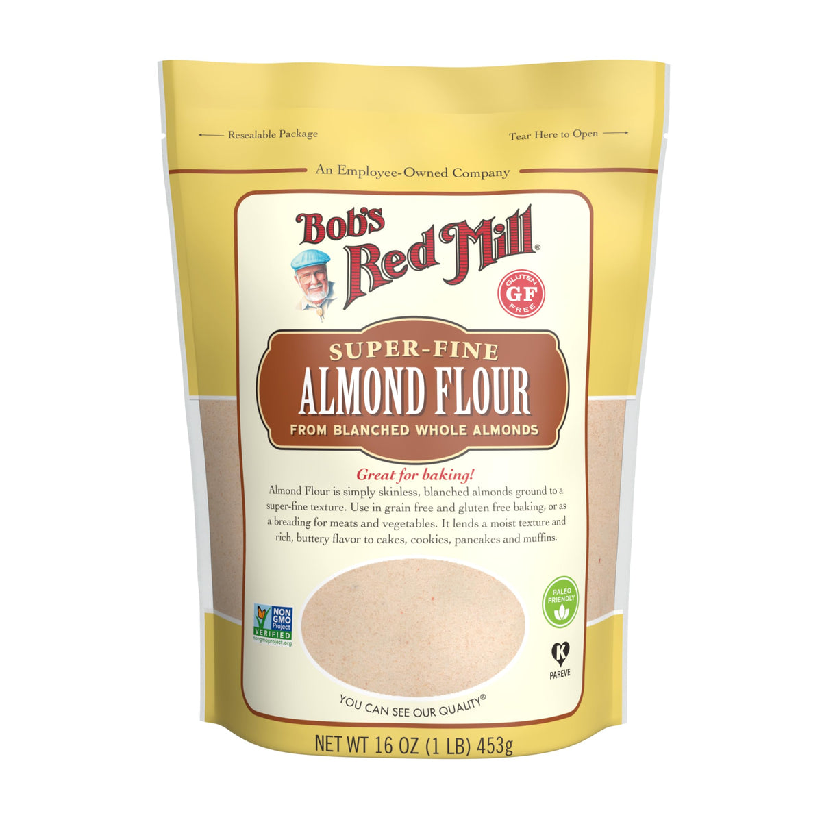 Bob's Red Mill almond flour adds nutty crust in meatballs and meatloaf.