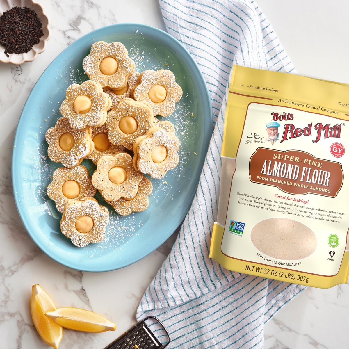 Bob's Red Mill almond flour in meatballs as breadcrumb substitute