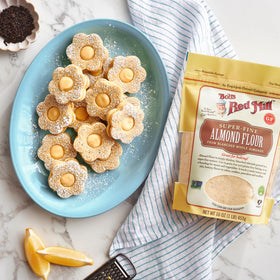 Bob's Red Mill almond flour storage in a cool, dry place preserves freshness.