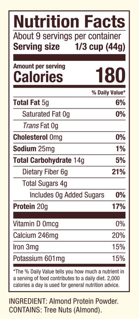 Pancakes with Bob's Red Mill almond protein powder for easy protein enrichment.
