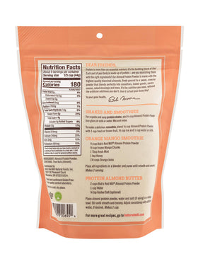 Smoothie made with Bob's Red Mill almond protein powder showing creamy consistency.