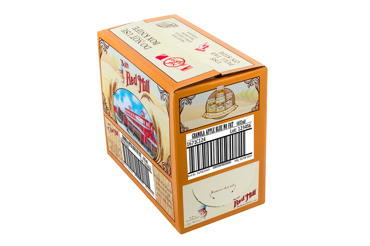 Grab a handful of Bob's Red Mill granola for a quick on-the-go snack.