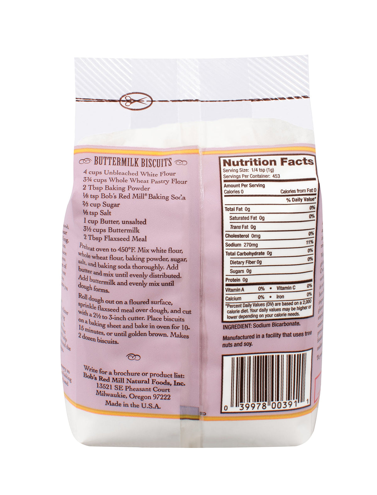 Bob's Red Mill Baking Soda in pancake batter for light texture