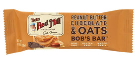 Bob's Red Mill bar nutrition focus on protein and fiber per serving.