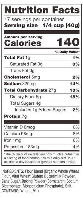 Bob's Red Mill blueberries and chocolate chips boost flavor in pancakes