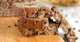 Close-up of Bob's Red Mill buckwheat flour texture with nutty specks