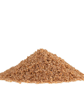 Bob's Red Mill bulgur with measuring cup and dry grains.