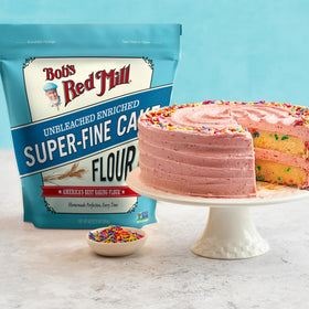 Bob's Red Mill cake flour yields a tender crumb in cupcakes and cookies.
