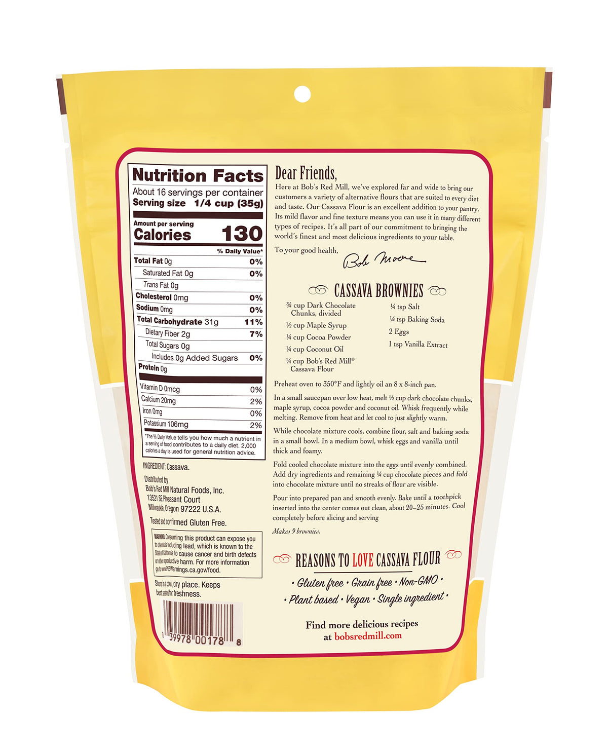 Close-up of cassava flour texture for light, tender gluten-free pancakes.