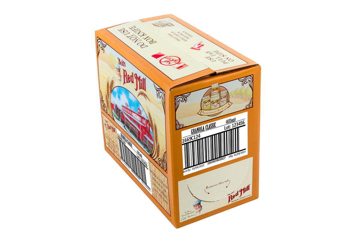 Serving bowl of Bob's Red Mill Classic Granola for a versatile morning boost.