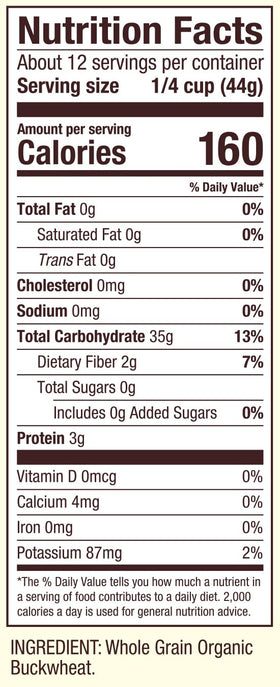 Bob's Red Mill buckwheat cereal with toppings highlighting flavor variety and fiber.