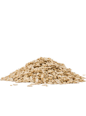 Bob's Red Mill extra thick rolled oats bag close-up showing texture