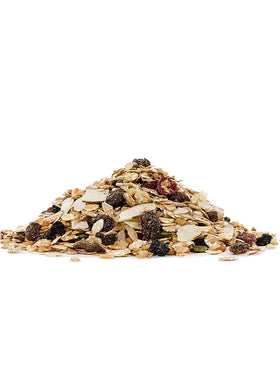 Bob's Red Mill muesli with nuts and seeds for fiber and texture.