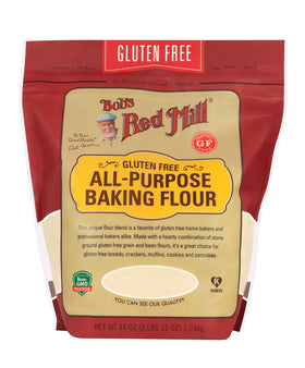 Bob's Red Mill garbanzo bean flour creates rich texture for gluten free cookies and muffins