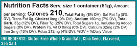 Bob's Red Mill GF Oatmeal Cup served in a bowl with toppings