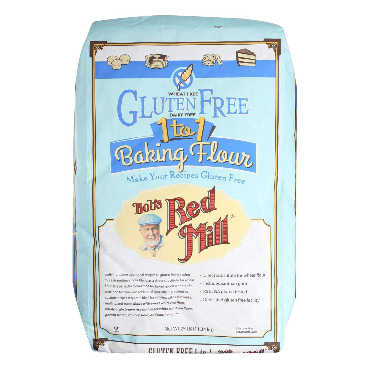 Bob's Red Mill gluten free 1to1 flour bulk bag ideal for gluten free baking.