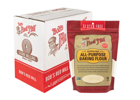 Bob's Red Mill gluten free all-purpose flour bag for versatile gluten-free baking.