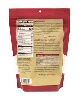 Dough preparation using Bob's Red Mill gluten-free flour for yeast and quick breads.