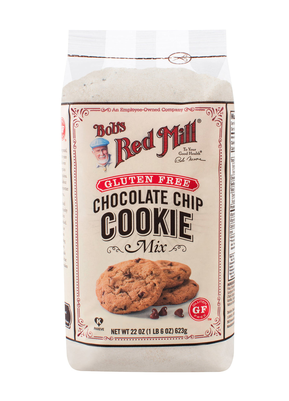 Bob's Red Mill gluten-free cookie mix with chocolate chips ideal for easy treats
