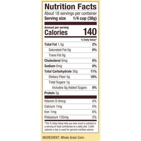 Bob's Red Mill gluten-free cornmeal shown for quick, flavorful baking.