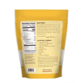 Bob's Red Mill gluten-free cornmeal creates creamy polenta with rich texture.