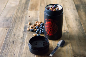 Bob's Red Mill gluten-free oats kitchen scene with ingredients