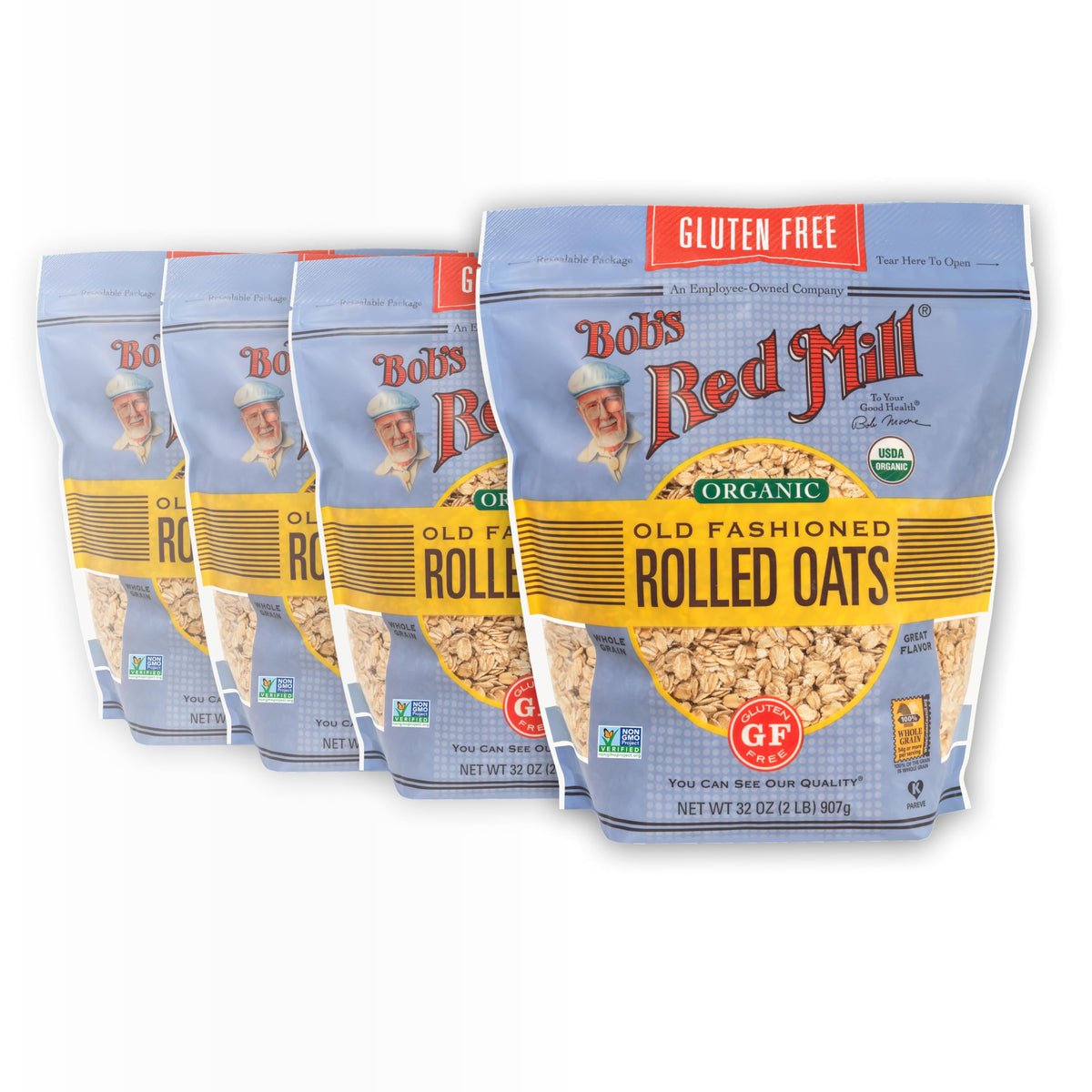 Bob's Red Mill gluten-free oats in a warm breakfast bowl for a comforting start