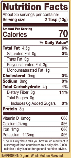 Bob's Red Mill Golden Flaxseed Meal 2-pack used in baking and smoothies