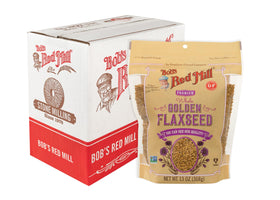 Bob's Red Mill Golden Flaxseeds pack of four offers versatile nutrition for everyday meals, including fiber and omega-3.
