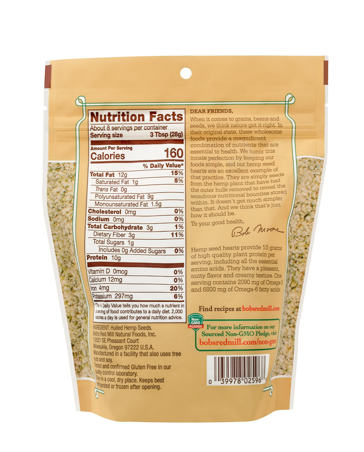 Raw hemp seed hearts close-up, ideal for smoothies and baking.