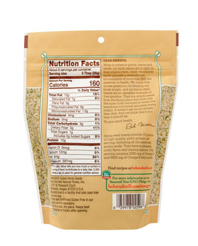 Raw hemp seed hearts close-up, ideal for smoothies and baking.