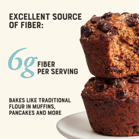 Bob's Red Mill High Fiber Flour cookies ready with extra fiber.