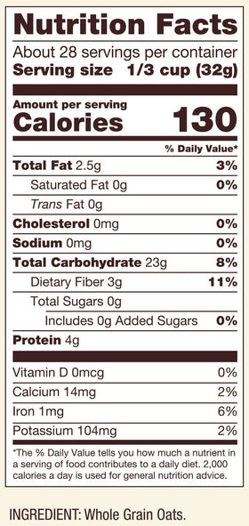Bob's Red Mill instant rolled oats spoon-ingredients – simple, minimal prep.